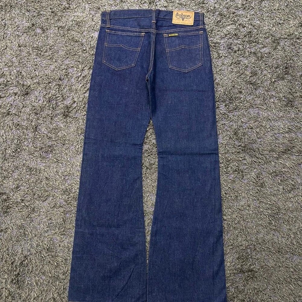 Straight Dark Wash Denim Jeans (Size M) - Picture 2 of 5